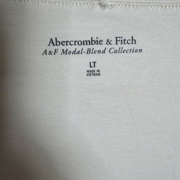 NWT Abecrombie & Fitch Ava Knit Maxi Dress Cream size Large Tall bodycon - Picture 9 of 10